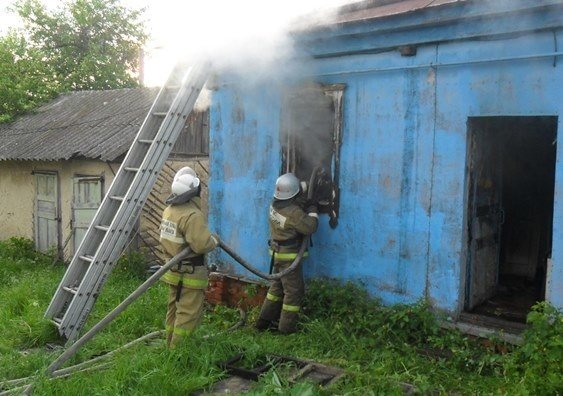 Пожар в Калачеевском районе