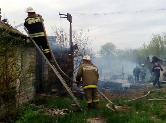 Пожар в Калачеевском районе