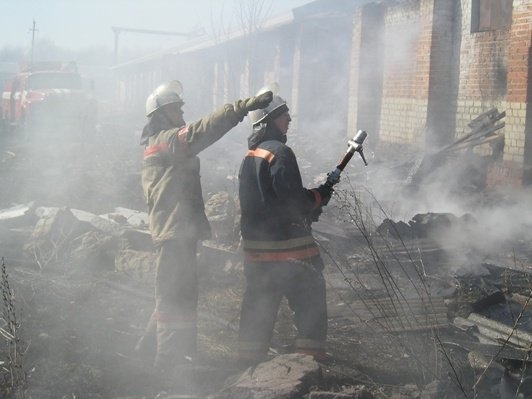 Пожар в Калачеевском районе