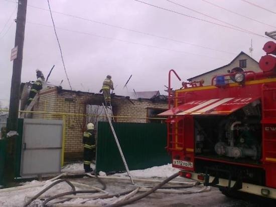 Пожар в Калачеевском районе